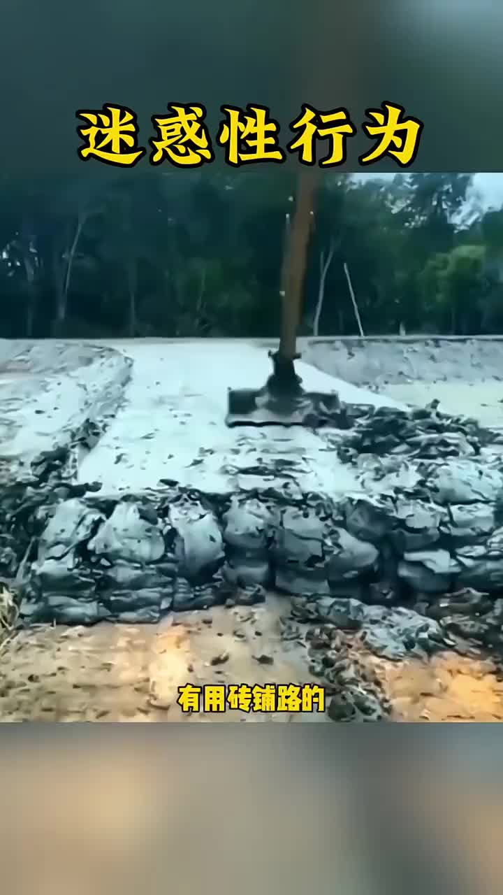 拿这个泥修路到底行不行啊