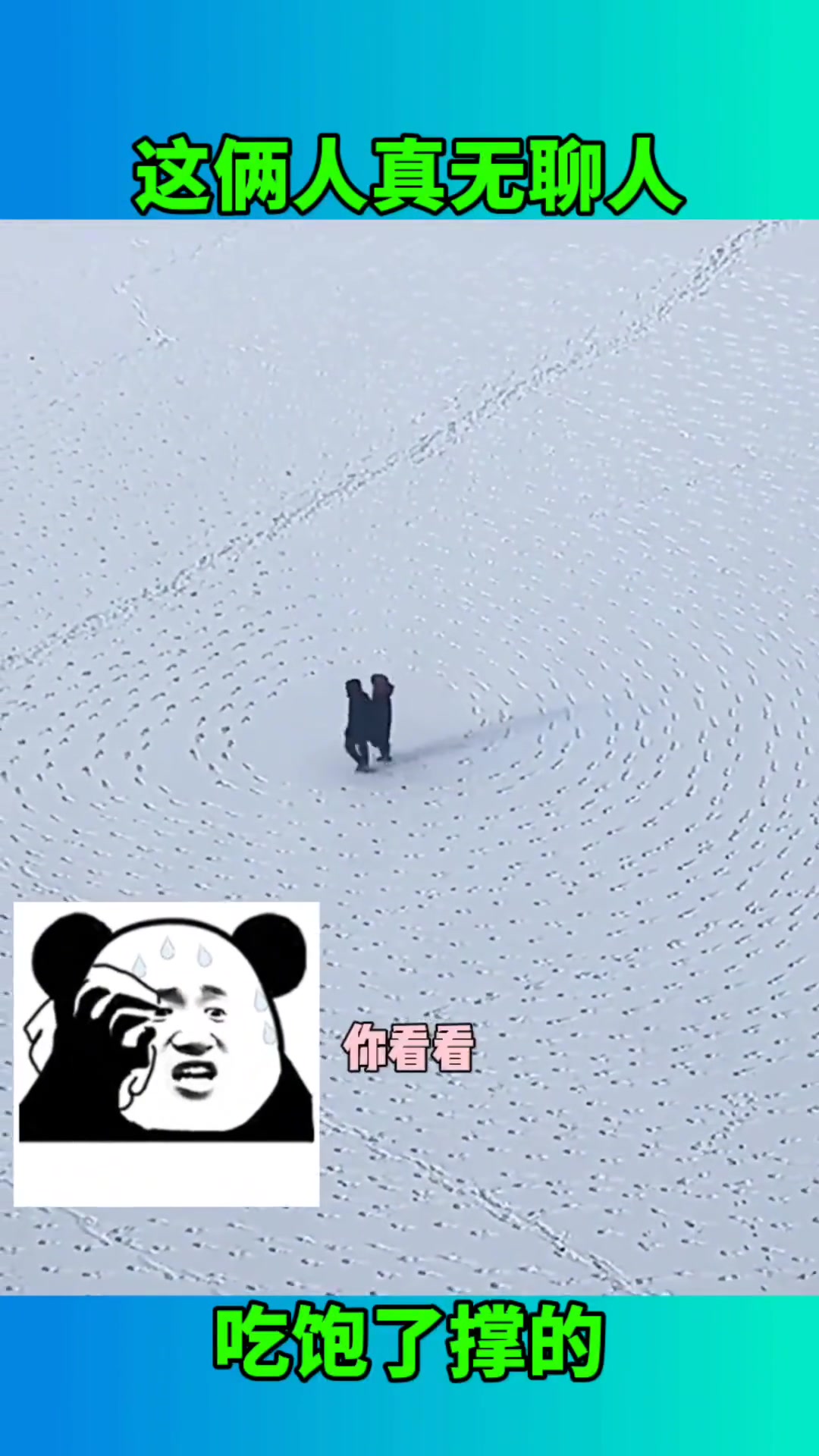 这俩人得是多无聊才能转那么多圈