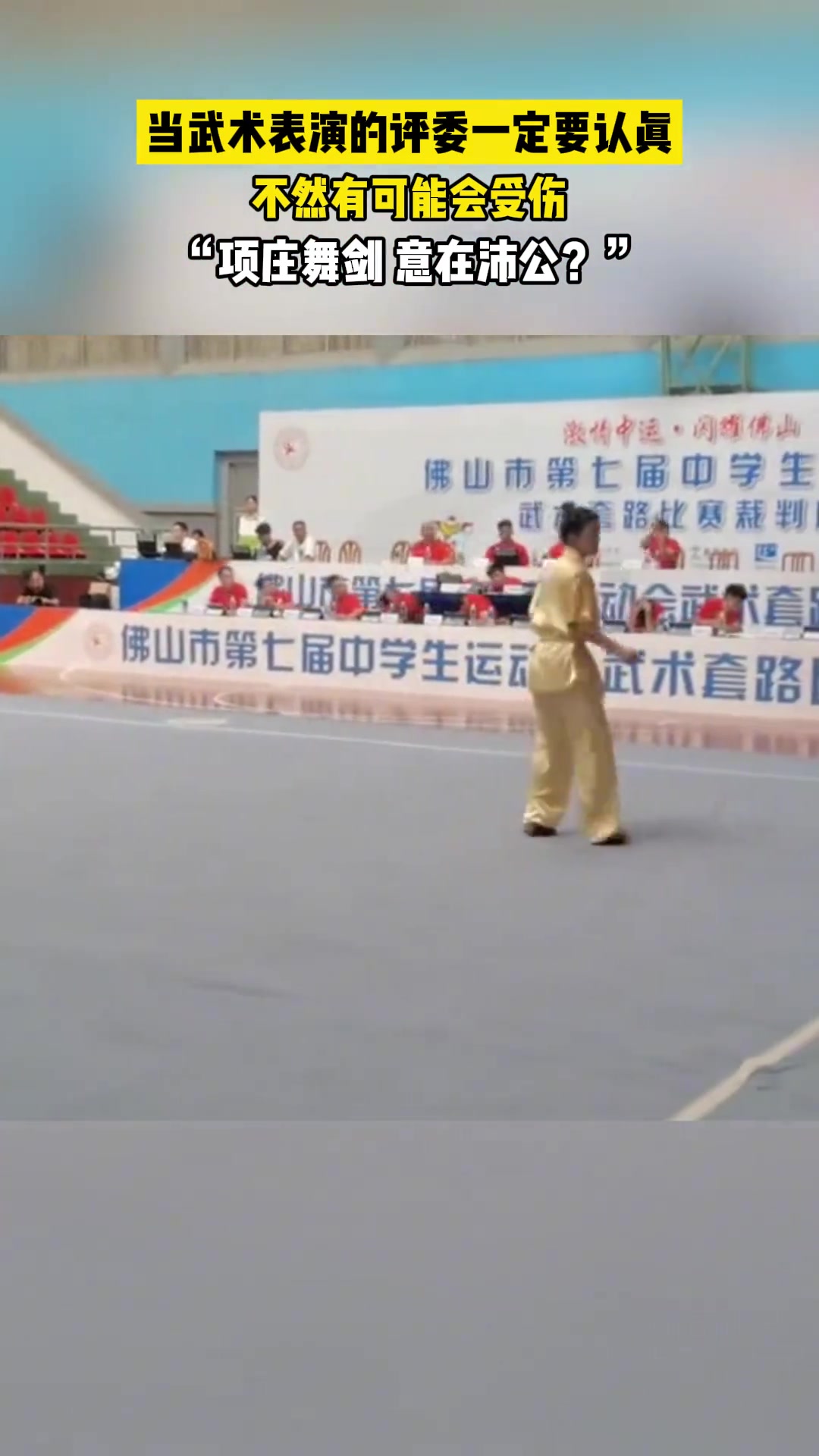 当武术表演的评委一定要认真，不说了，你自己看吧