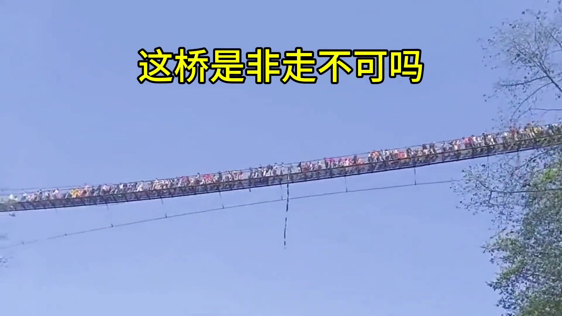 这桥就是非走不可吗