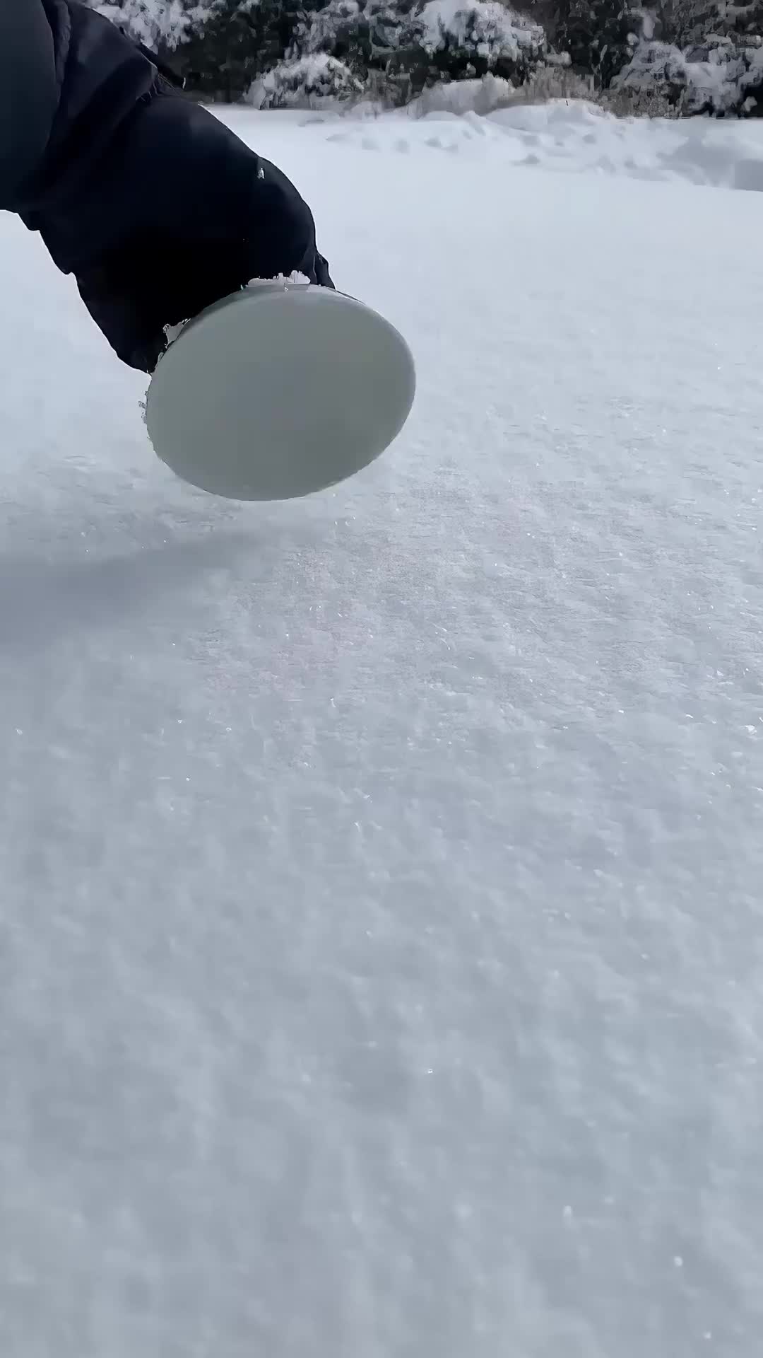 一种很新的玩雪方式！