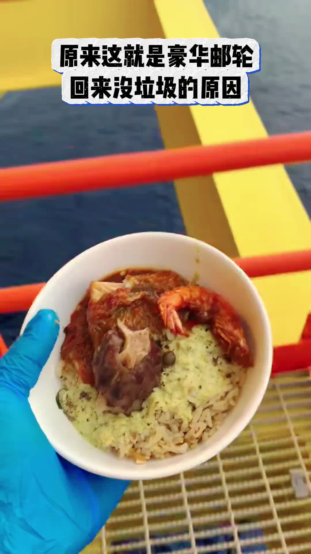 原来这就是豪华邮轮回来没有垃圾的原因吗！