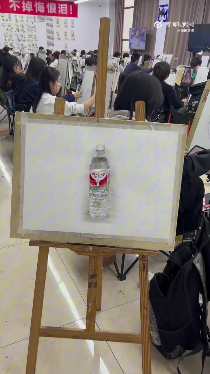 美术生入学一年的作品，这什么水平