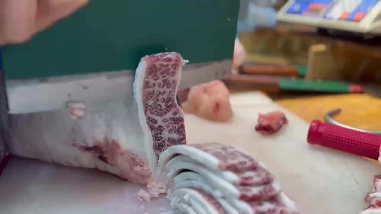 这块肉太漂亮了！