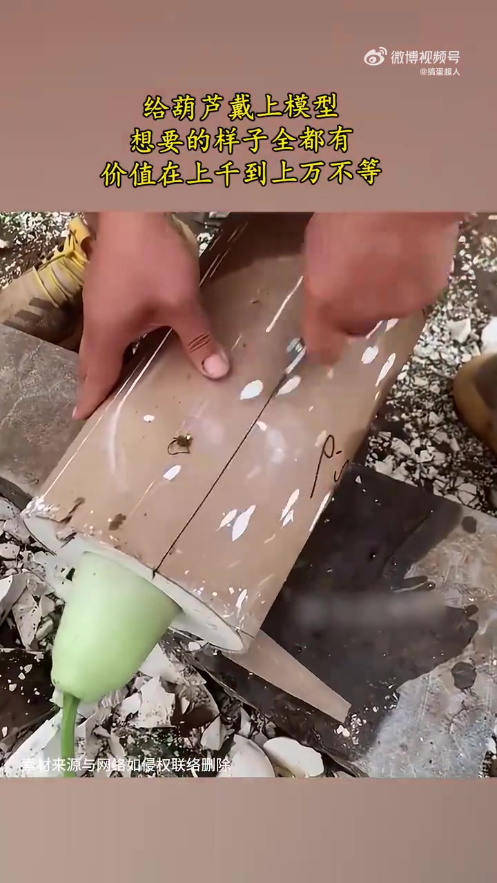 给葫芦戴上模型，想要的样子全都有