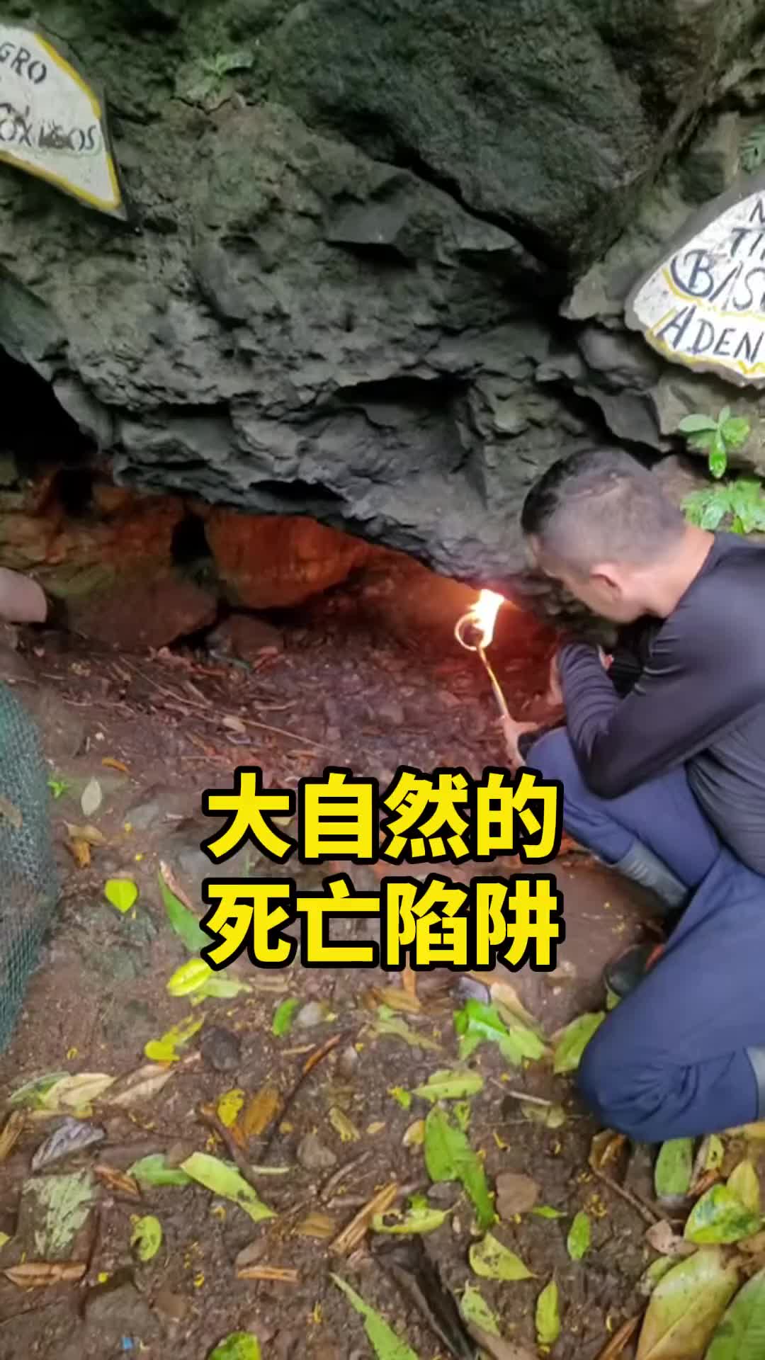 大自然的“死亡陷阱”，看完你还敢乱钻洞吗