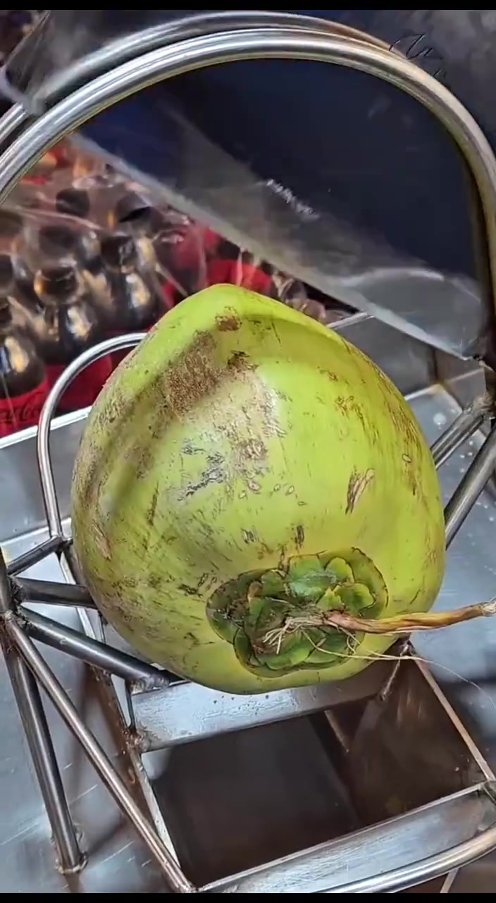 但凡烂了一颗，这所有的椰汁都要作废了！