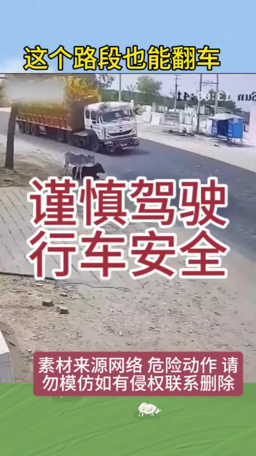 看了好几遍，这路好好的车怎么会倒