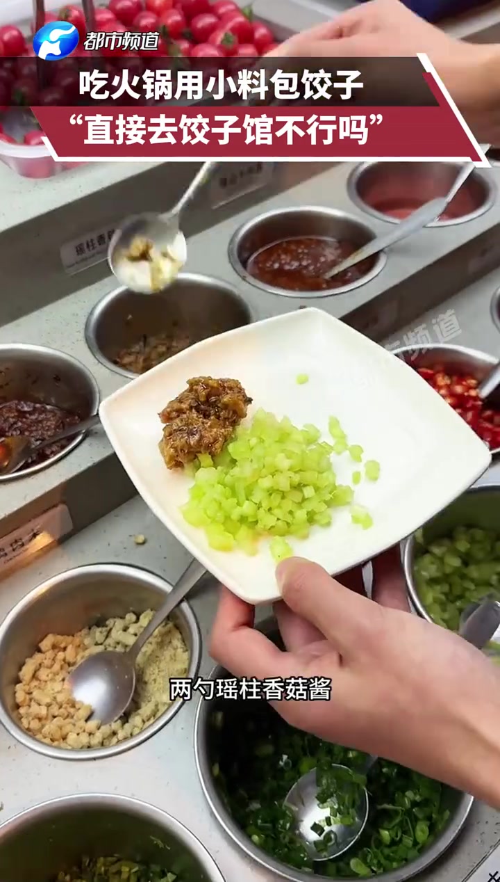 吃火锅用小料包饺子，“直接去饺子馆不行吗”