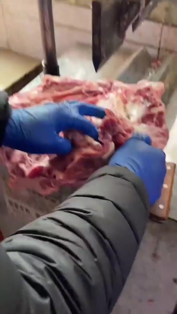 猪脑是这样取出来的，好完整看着还挺新鲜的
