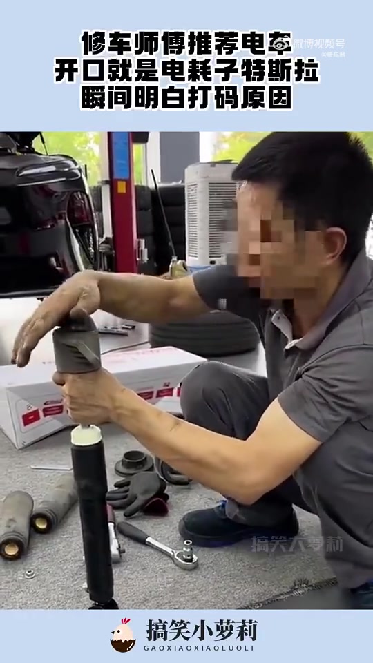 修车师傅推荐电车提特斯拉，打码原因揭晓！