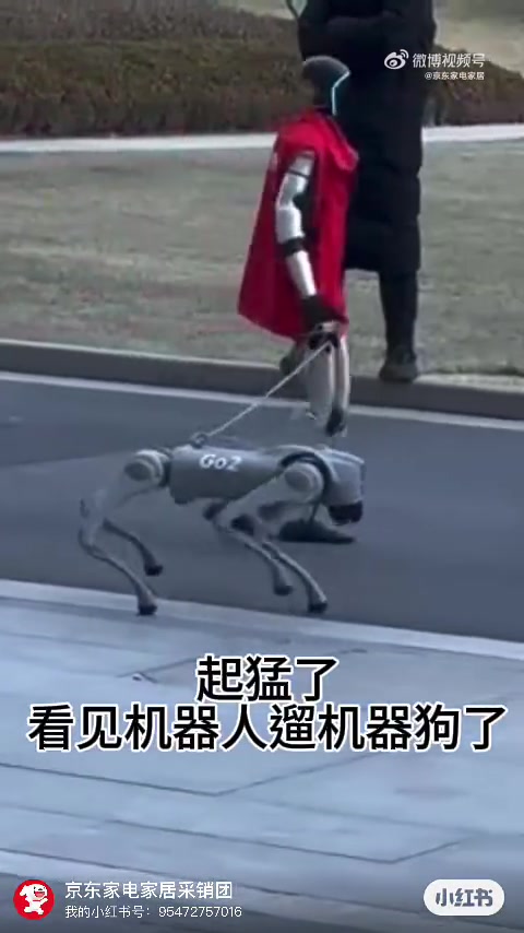 都遛上机器狗了，你们以后去月球真的会通知我么