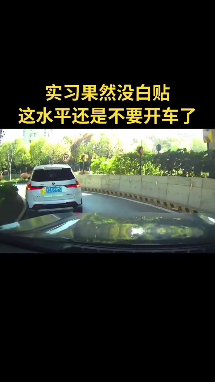 实习果然没白贴这水平还是不要开车了