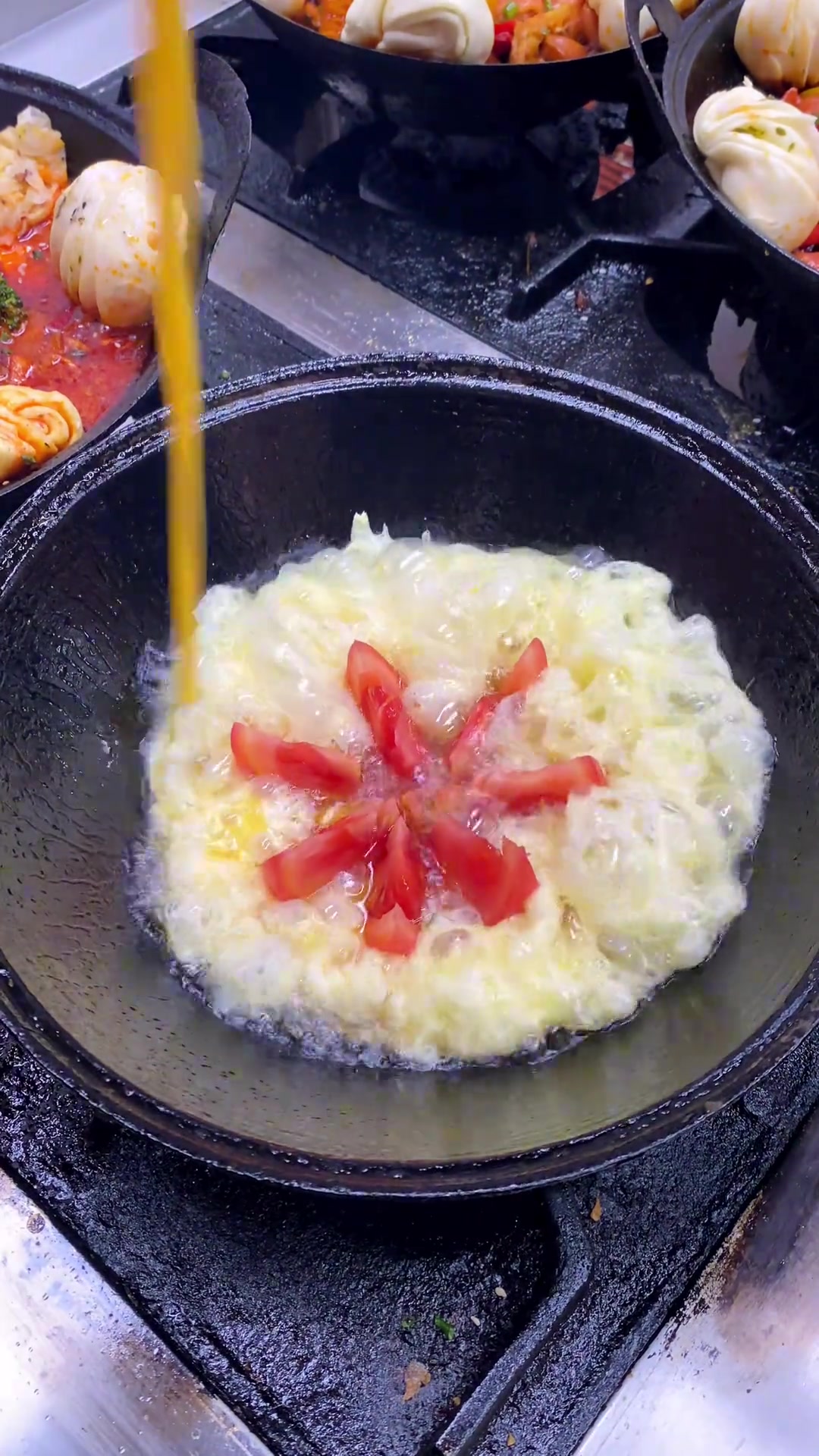 这菜是叠了几层啊！料很足的感觉