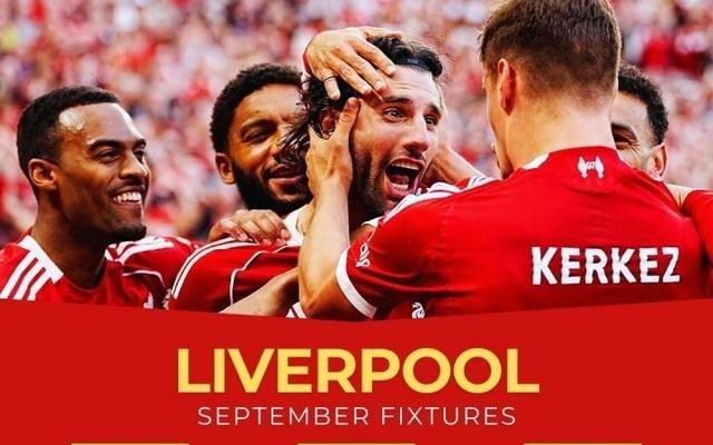 魔鬼赛程开启！利物浦9月下半月17天6赛，最后还要远征土耳其