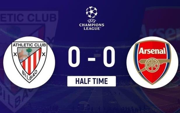 半场阿森纳00毕巴约克雷斯头部碰撞血染赛场双方半场仅1射正