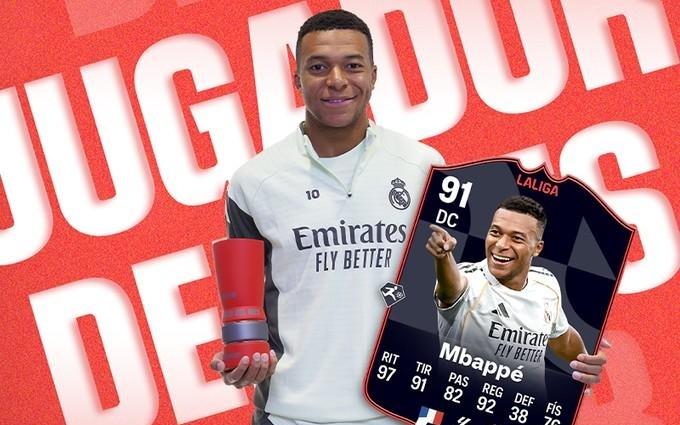 4场5球1助，姆巴佩当选西甲9月最佳球员