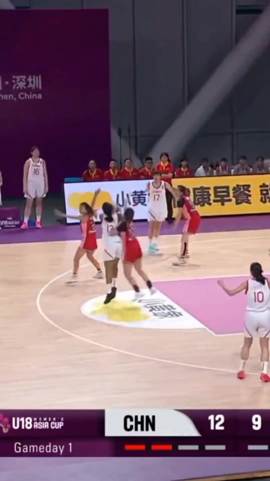 U18女篮张紫玥未来可期！脸形标准中国人长像除了皮肤黑点！