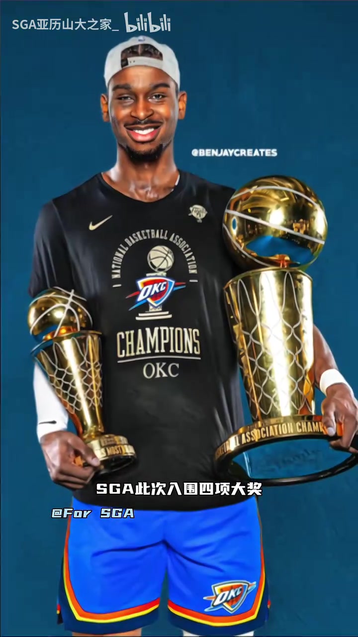 上赛季打响名号了！NBA总经理年度调查！SGA新赛季MVP选票第一！