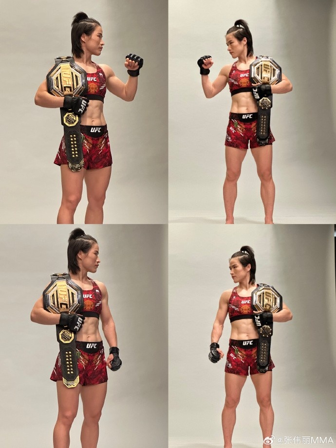 历史首次UFC中国德比！张伟丽社媒晒定妆照