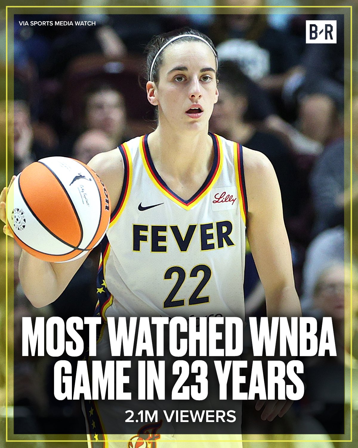 凯特琳克拉克WNBA首秀平均收看人数213万人创近23年新纪录