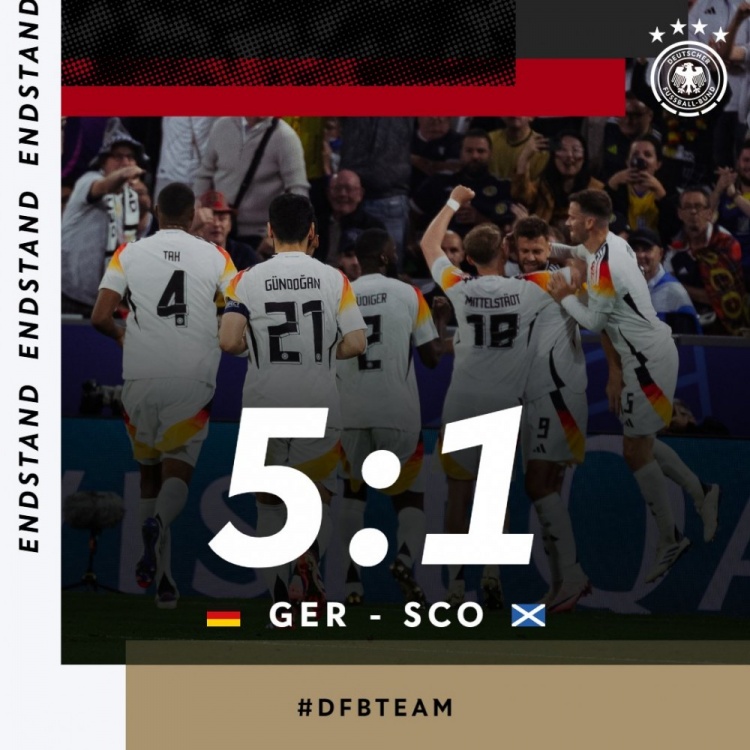 终结尴尬纪录！德国51大胜取开门红，此前连续三届大赛首战告负