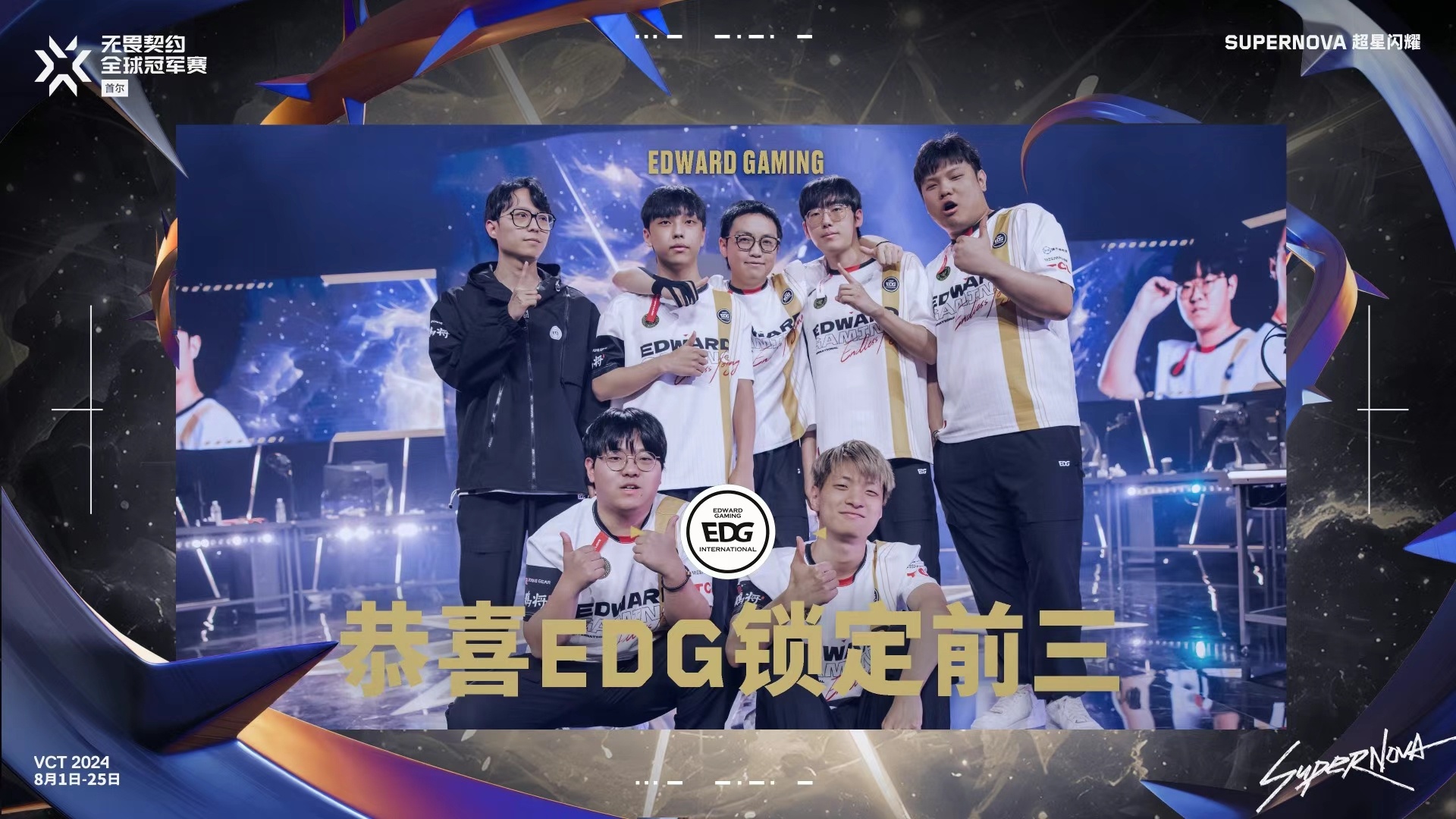 狂欢！EDG无畏契约分部全球冠军赛杀入前三 取得CN赛区历史最佳战绩