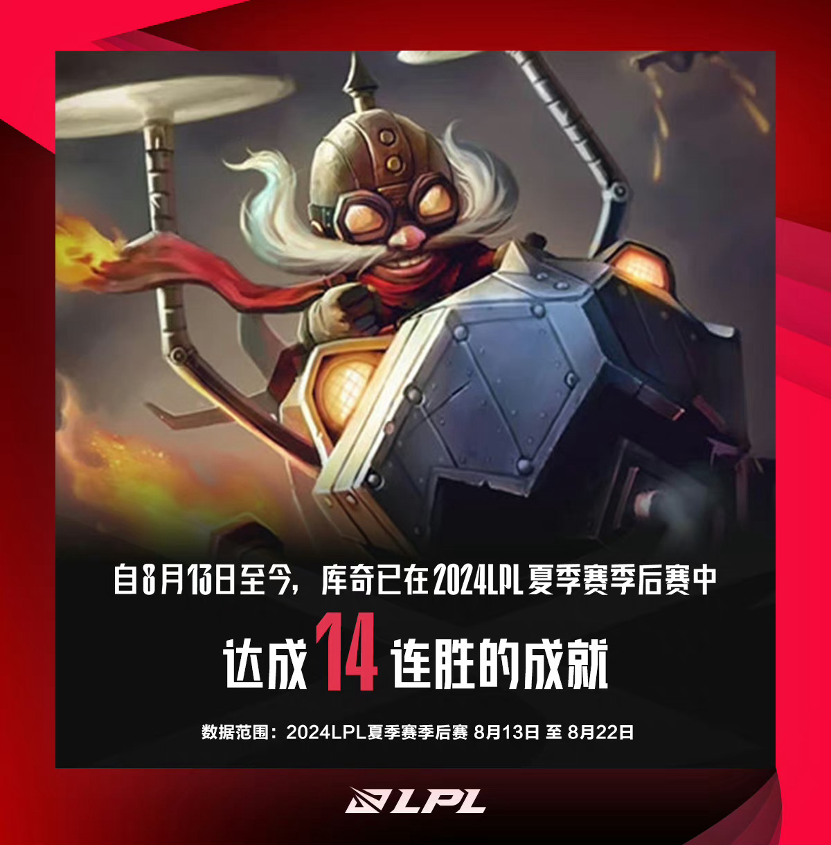 版本答案谁玩谁C？库奇夏季赛季后赛中达成小场14连胜