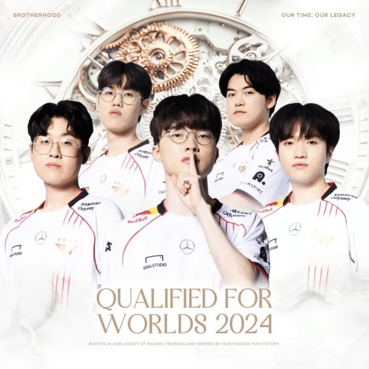 T1发布S14队服合照：最终，T1和ZOFGK晋级世界赛！