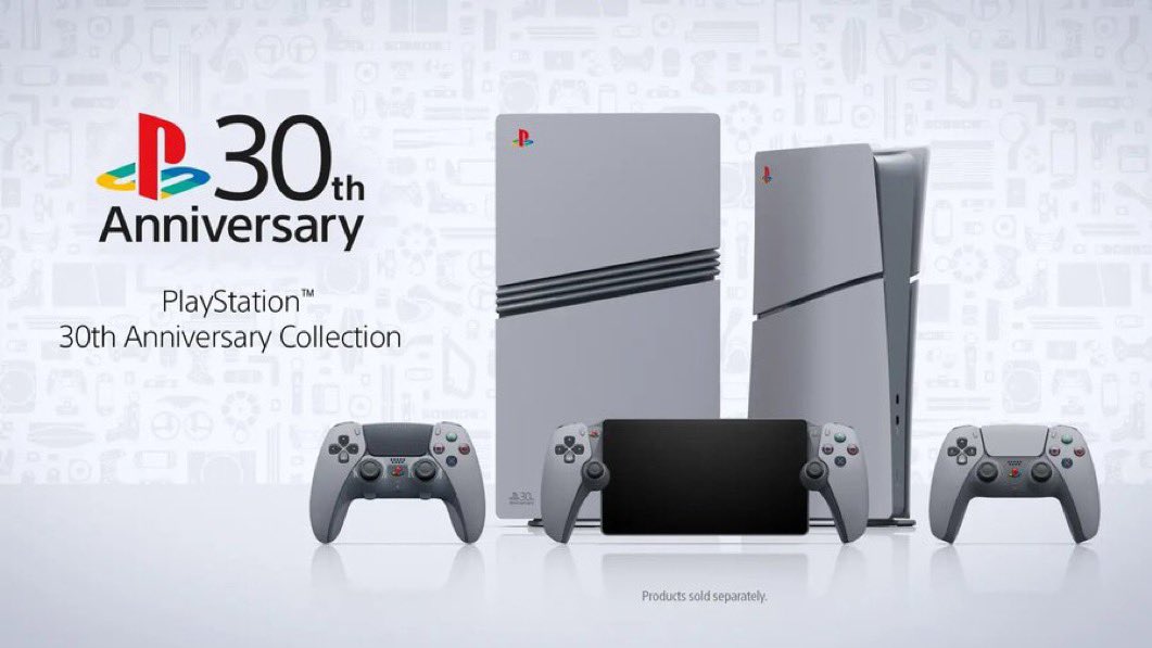 帅！Playstation30周年纪念版主机11月21日发售：经典PS1配色​​