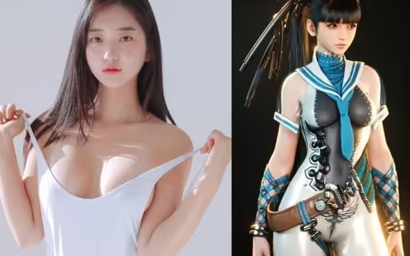 女人身材炸裂也是罪？外媒怒斥《星刃》女人腰臀比太假 结果女体模本人却..