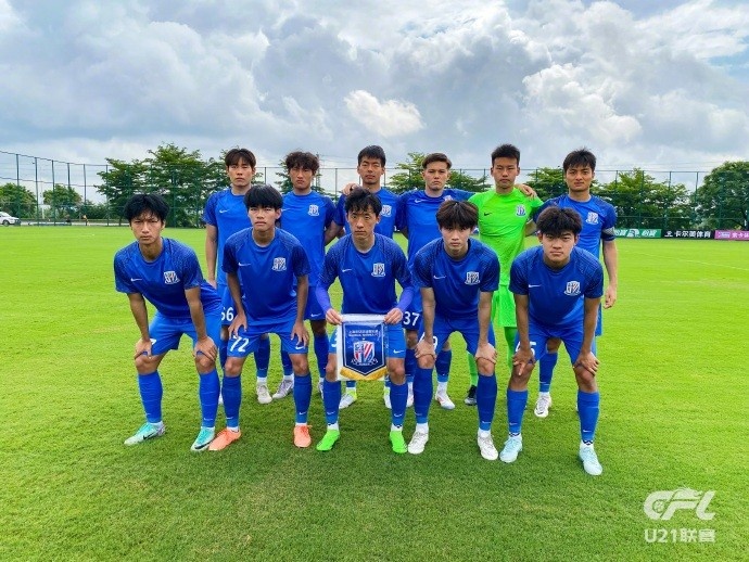U21联赛预赛第一阶段第1轮，上海申花40战胜青岛海牛