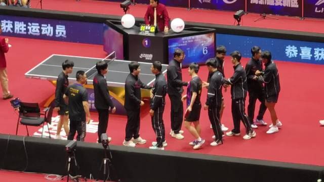 2025乒超男团赛果：山东魏桥3-1战胜上海地产集团