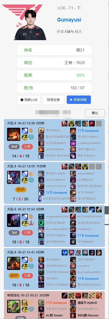 大乱斗训练法！启动！Gumayusi加入大乱斗训练阵营，今日上线开玩乱斗！