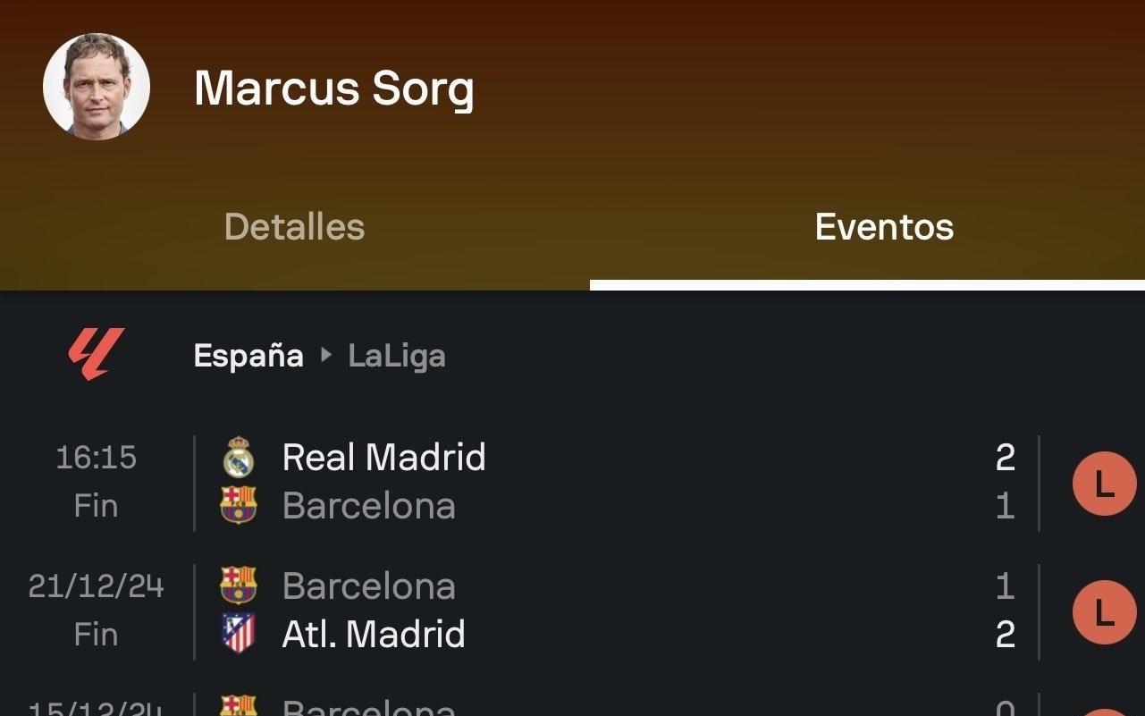 没赢过！巴萨助教索尔格共临场指挥过三场比赛，巴萨全部输球