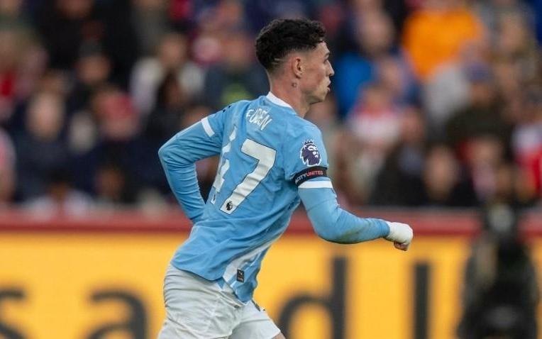 如果今晚出场，福登将成为曼城队史英