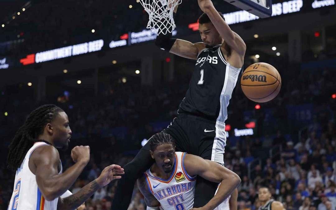 被打服，雷霆杰伦威廉姆斯谈圣诞大战输马刺：有身高7尺5寸的