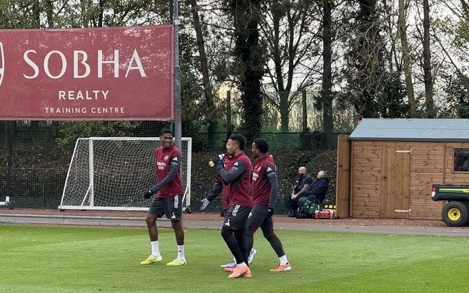 记者：厄德高、热苏斯参加了今日合练