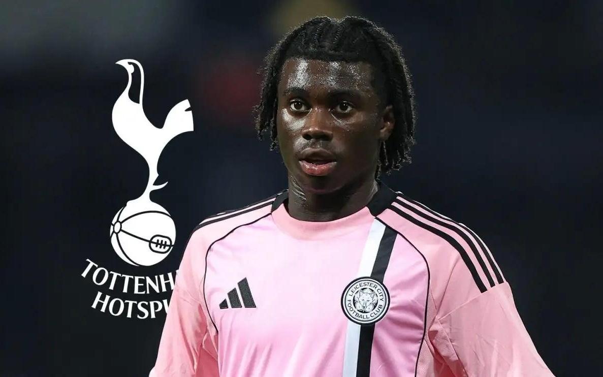 英媒：热刺近几周加强了对莱斯特城16岁新星蒙加的追求