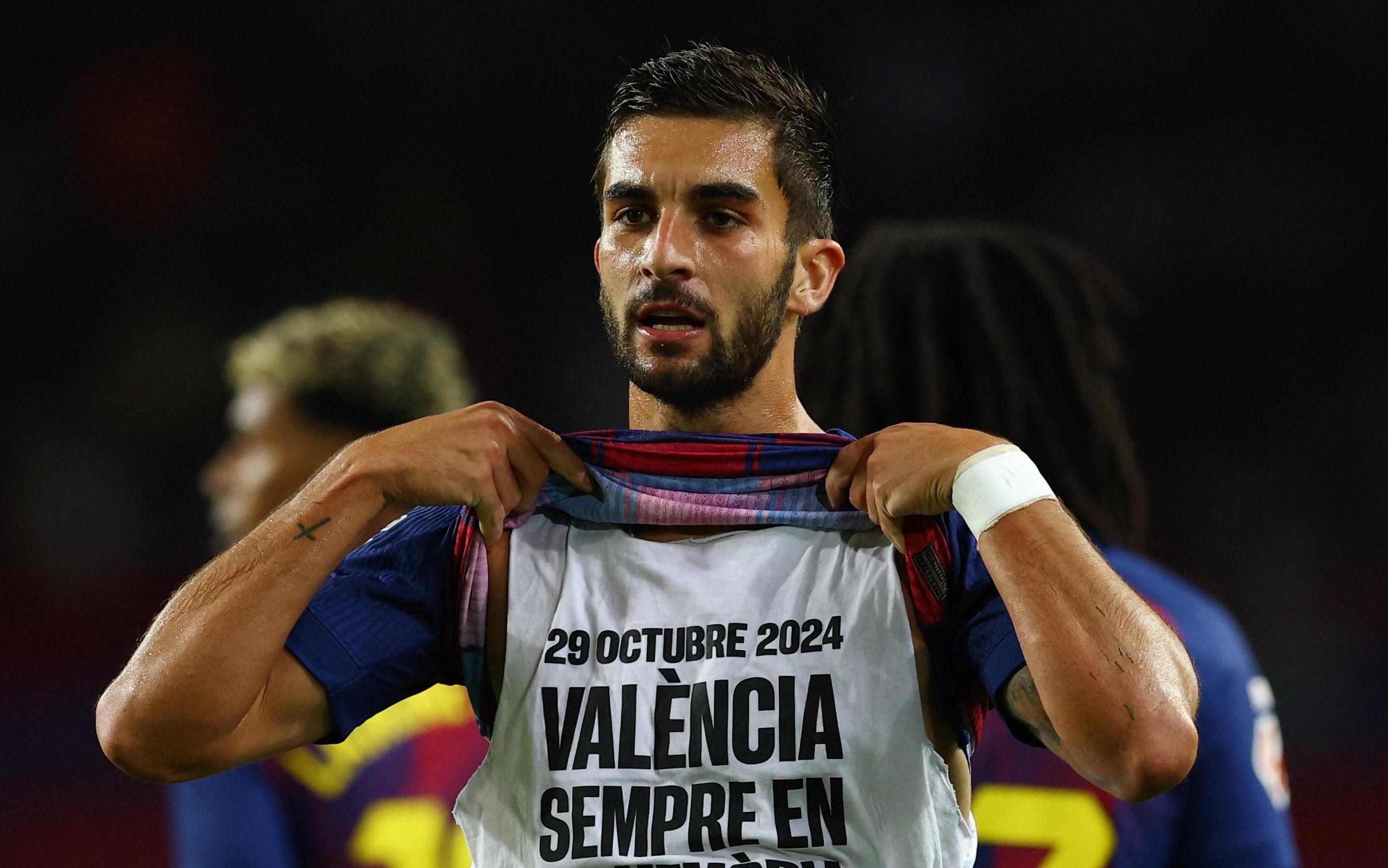 不忘家乡父老，费兰把进球献给瓦伦西亚洪灾灾民