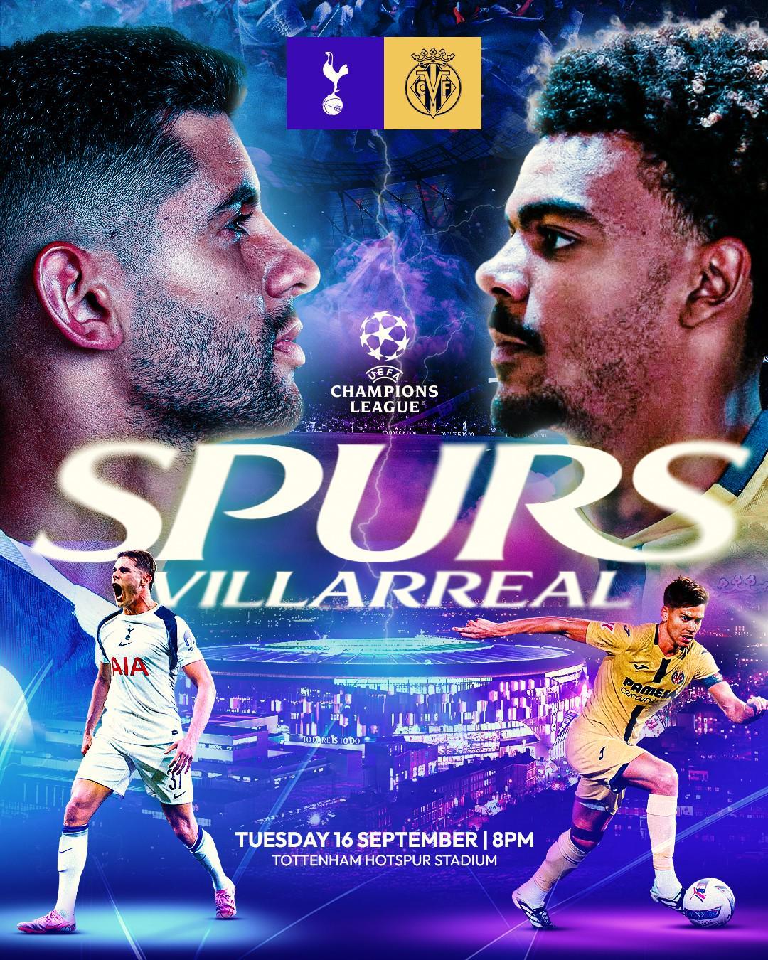 热刺战黄潜海报：罗梅罗直面布坎南，福伊特面对旧主