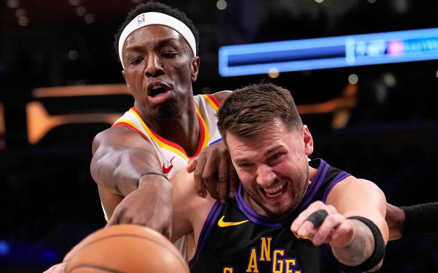 领先32分东契奇松懈太快！单节5失误遭疯狂追分16中7湖人重返第5