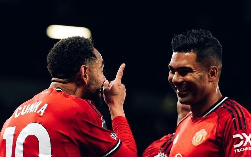 卡塞米罗+库尼亚，首次有两名巴西球员为曼联同场英超进球