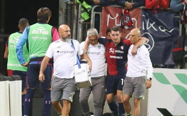 卡利亚里官方：贝洛蒂十字韧带断裂