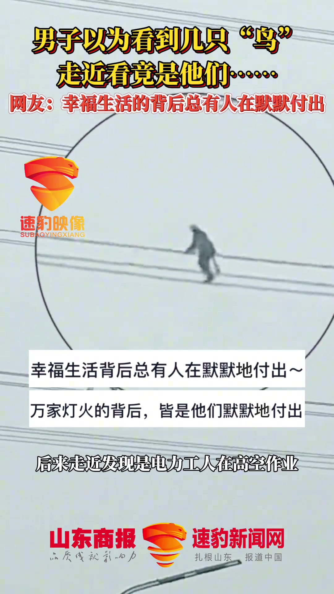 男子以为看到几只“鸟”，走近看竟是他们…