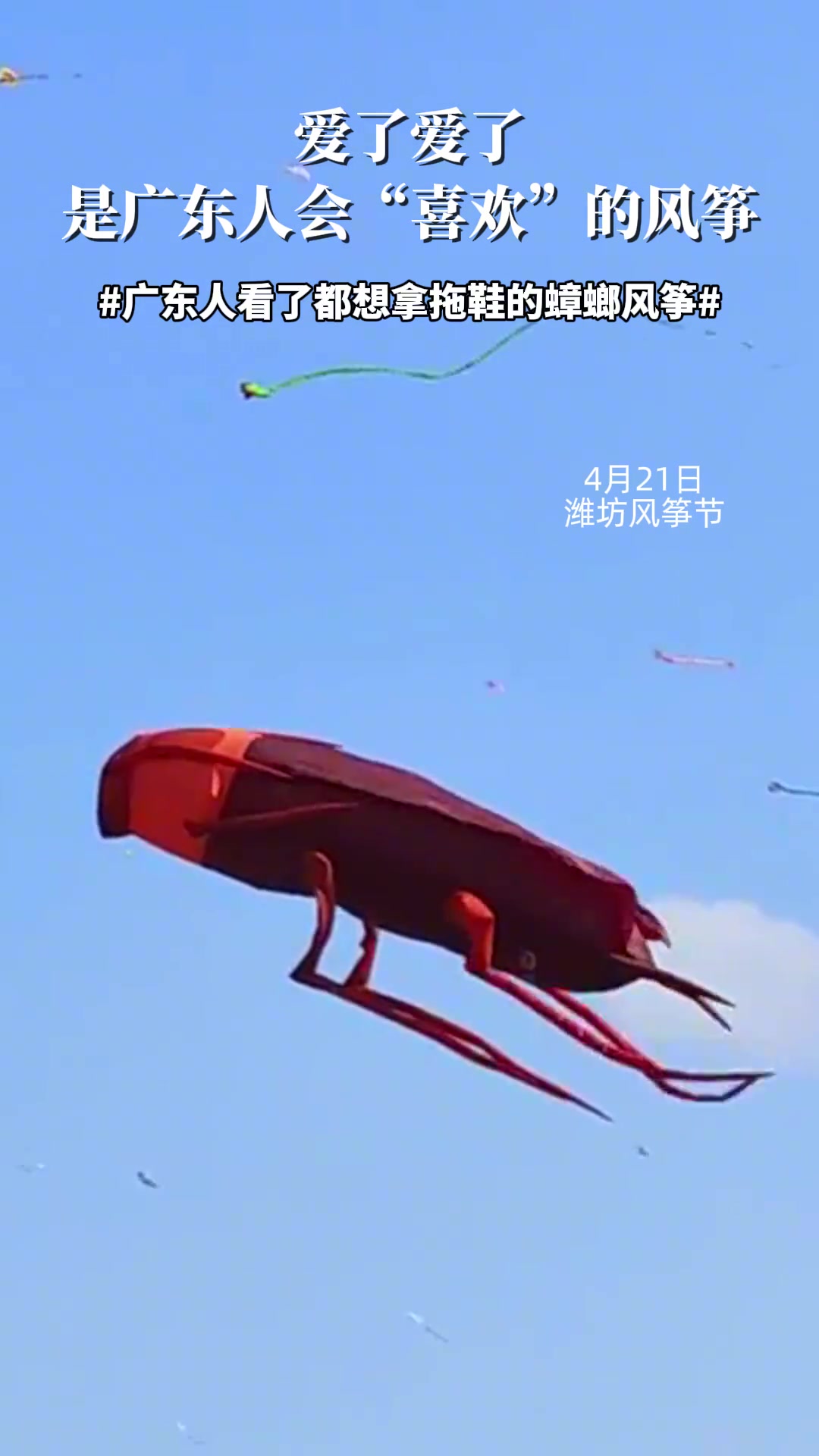 爱了爱了，是广东人会“喜欢”的风筝！