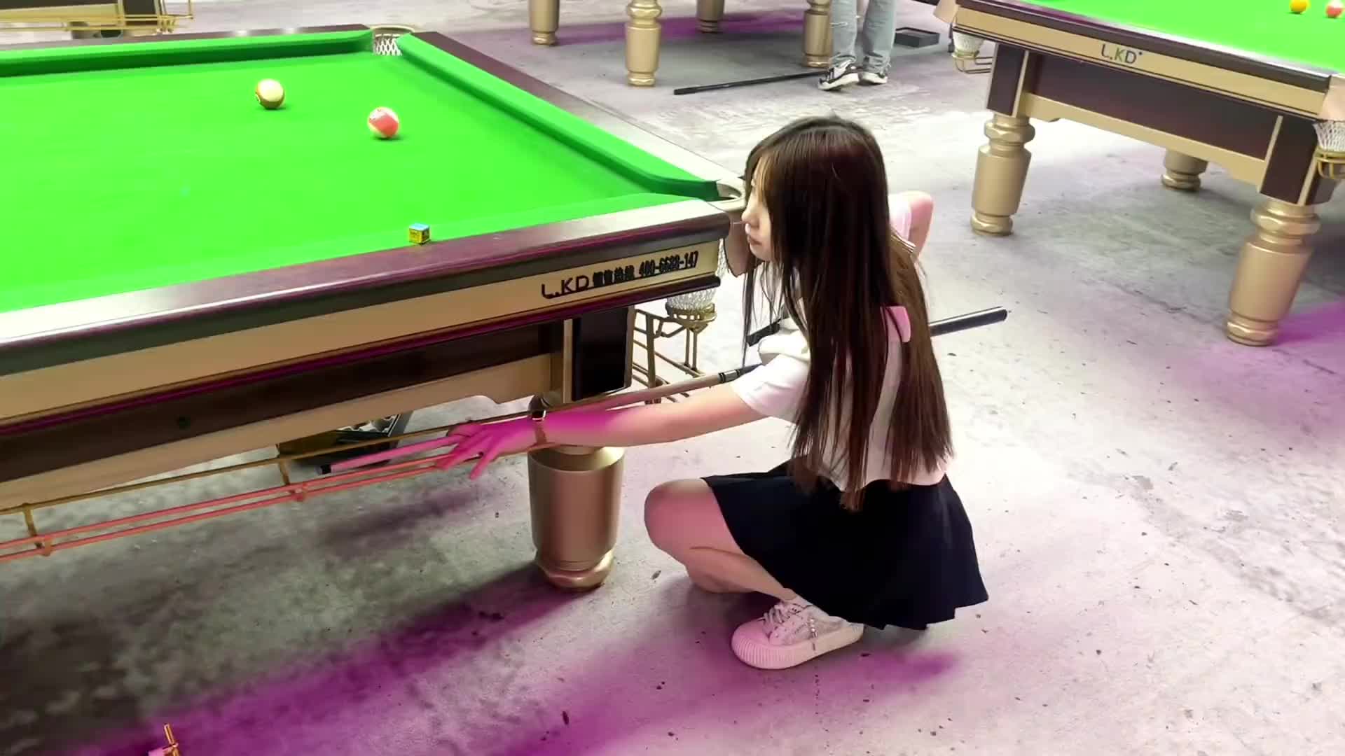 第一次知道台球还能这么玩