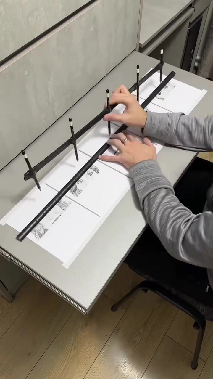大学生五笔同画，结果惊呆网友!