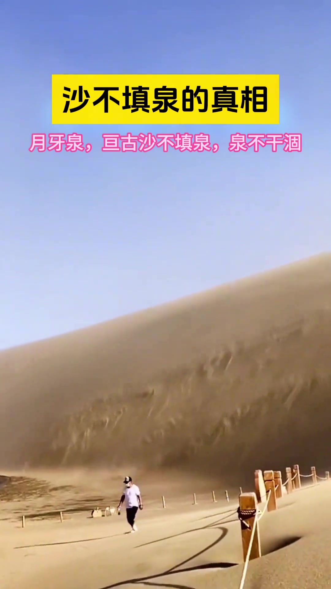 为什么沙不填泉？这就是真相！