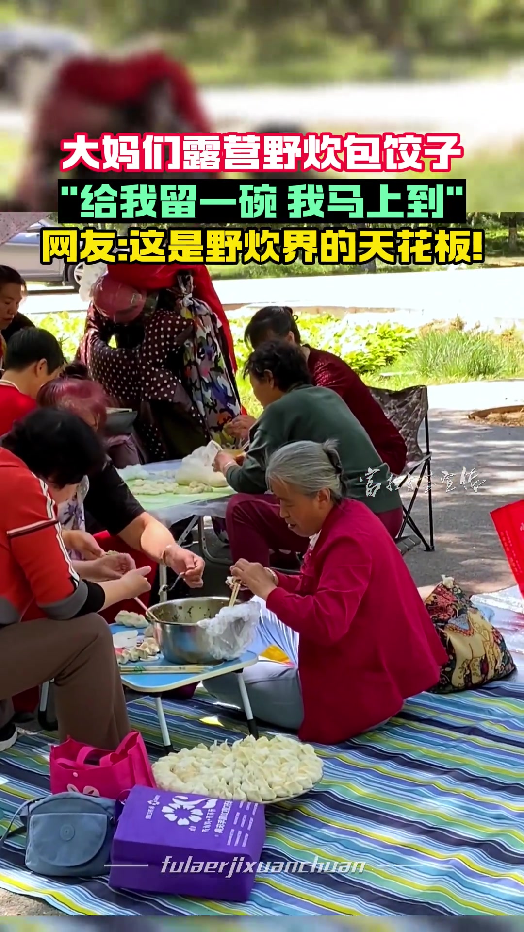 野餐生火的见多了，煤气罐这第一次见